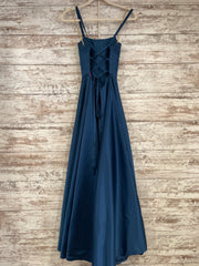 TEAL A LINE GOWN
