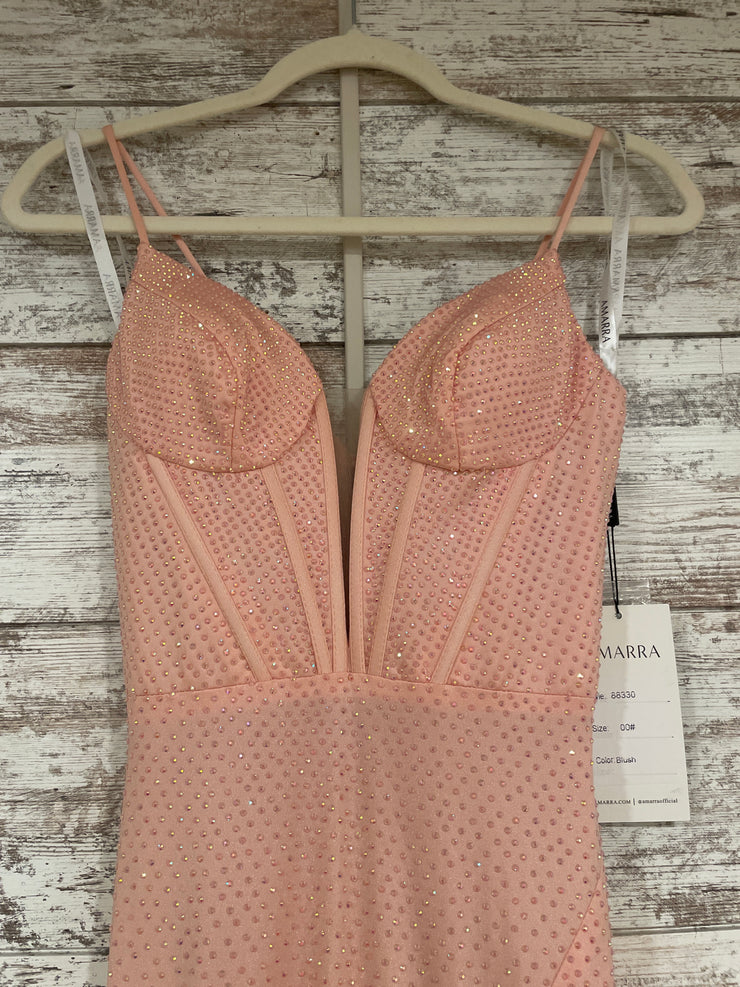 PINK SPARKLY LONG DRESS (NEW)
