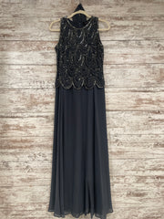 GRAY/SILVER SPARKLY LONG DRESS