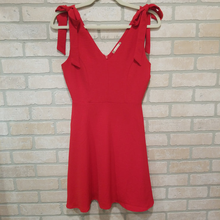 RED SHORT DRESS