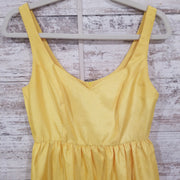 YELLOW SHORT DRESS