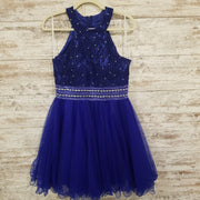 ROYAL BLUE SHORT DRESS