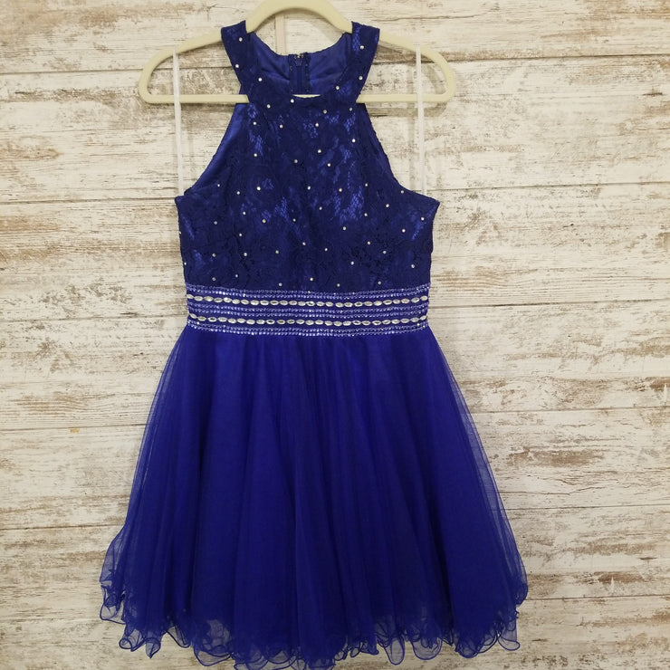 ROYAL BLUE SHORT DRESS