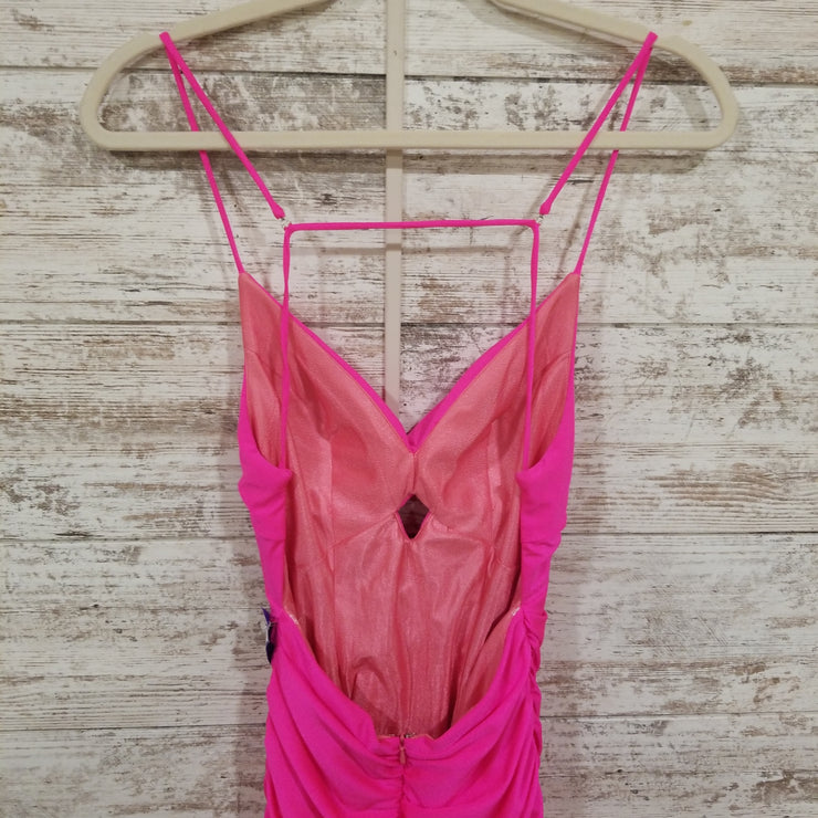 PINK SHORT DRESS