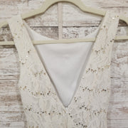 IVORY LACE SHORT DRESS