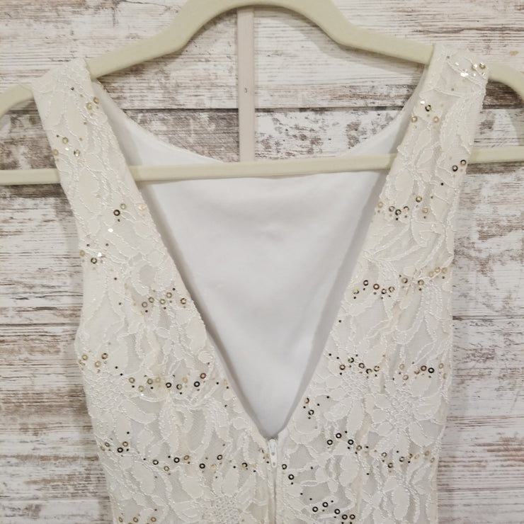 IVORY LACE SHORT DRESS