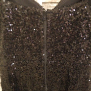 BLACK SEQUIN SHORT DRESS