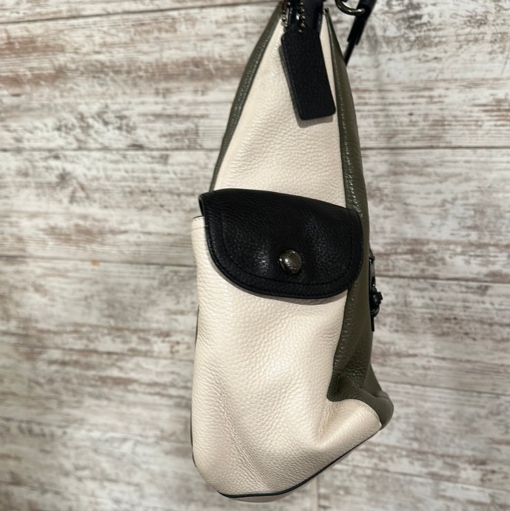 GREEN/IVORY PURSE - RET. $498