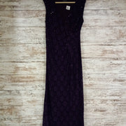 PURPLE LACE LONG DRESS (NEW)