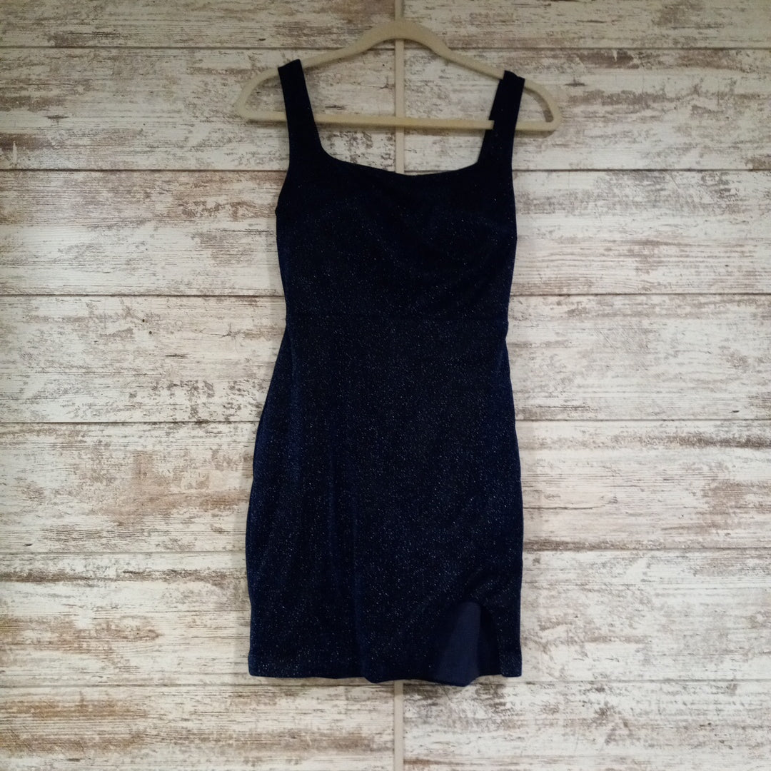 NAVY SPARKLY SHORT DRESS – Savvy Seconds Boutique