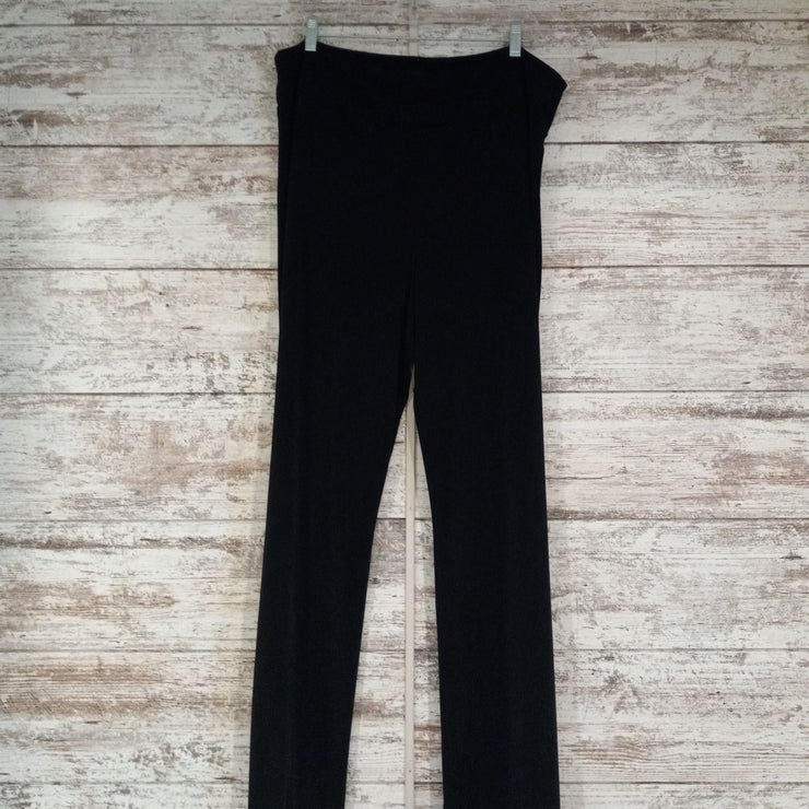 BLACK STRETCH PANTS