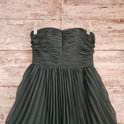 GREEN LAYERED LONG DRESS - NEW