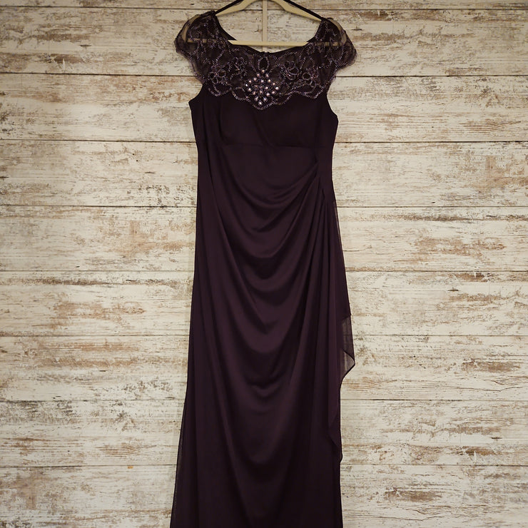 PURPLE LONG DRESS (NEW)