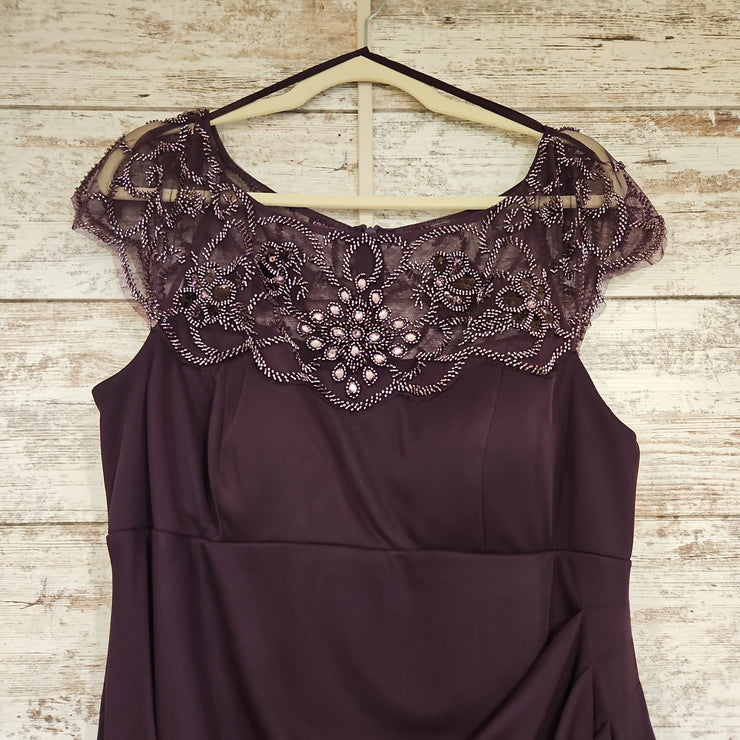 PURPLE LONG DRESS (NEW)