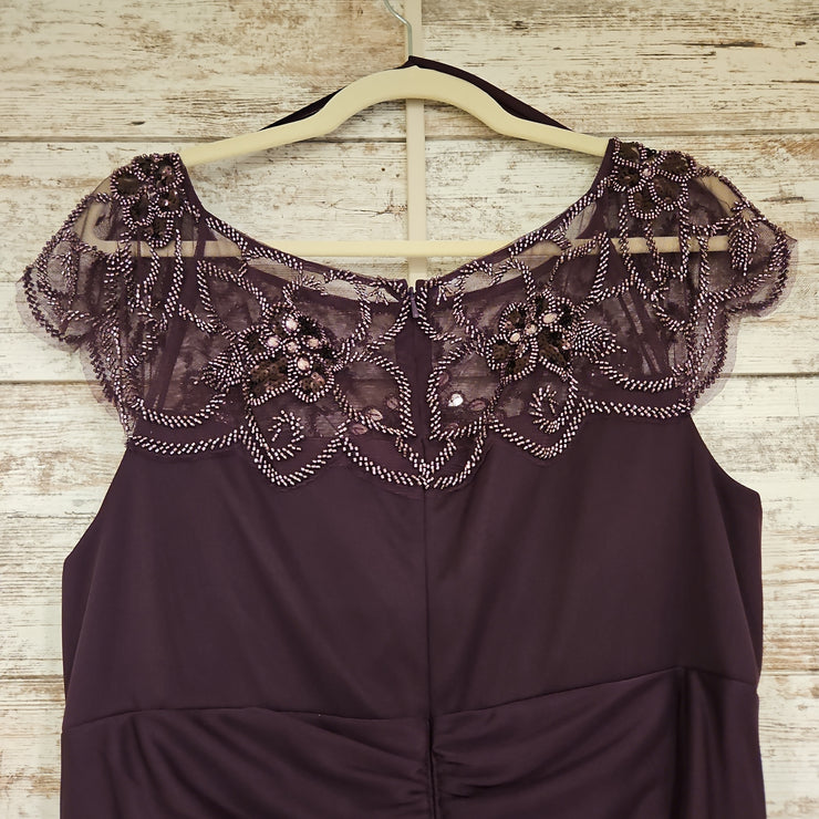 PURPLE LONG DRESS (NEW)