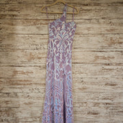 LAVENDER SPARKLY LONG DRESS