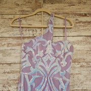 LAVENDER SPARKLY LONG DRESS