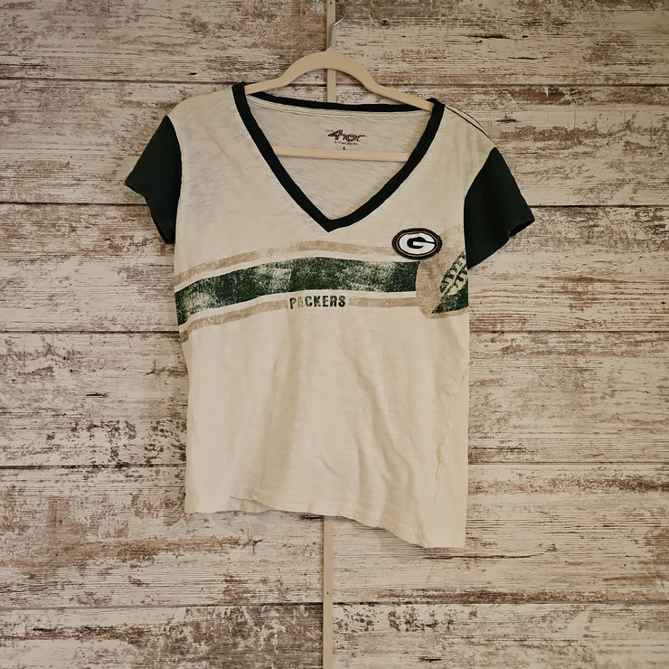WHITE PACKERS SHORT SLEEVE TOP