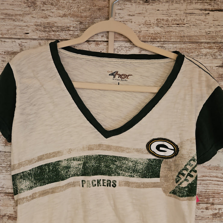 WHITE PACKERS SHORT SLEEVE TOP