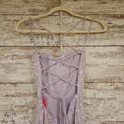 LAVENDER SPARKLY LONG DRESS