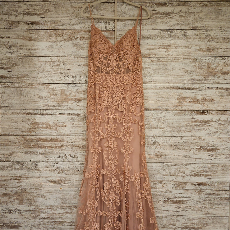 PINK LACE GOWN (NEW)