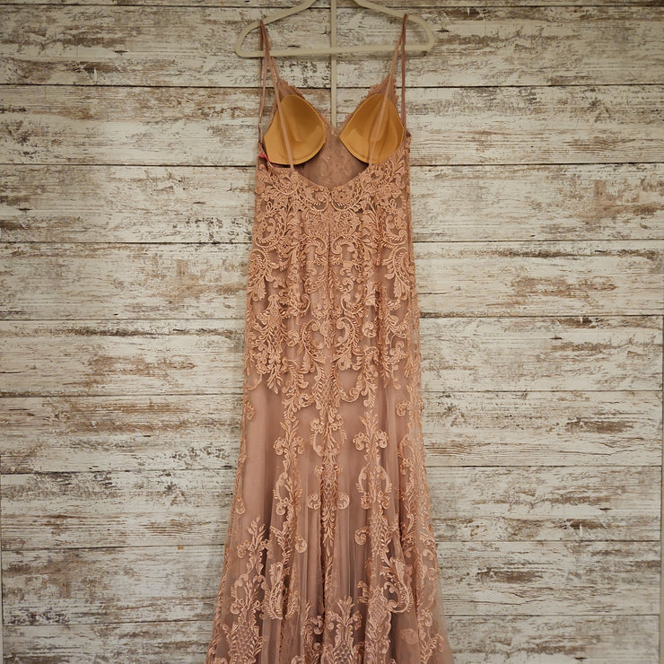 PINK LACE GOWN (NEW)