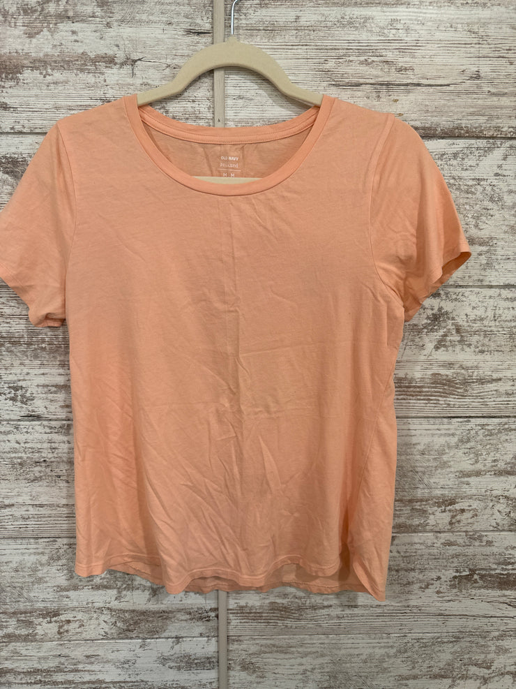 PEACH SHORT SLEEVE TOP