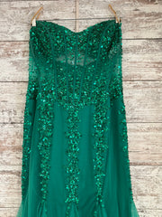 GREEN MERMAID GOWN