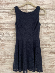 NAVY LACE SHORT DRESS (NEW)