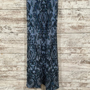 BLUE SPARKLY LONG DRESS