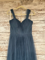 BLUE A LINE GOWN