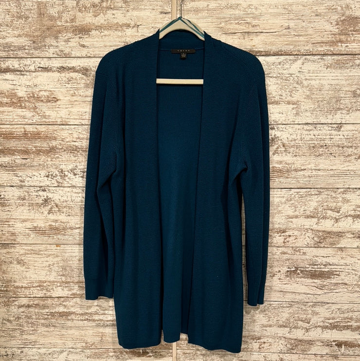 TEAL OPEN CARDIGAN