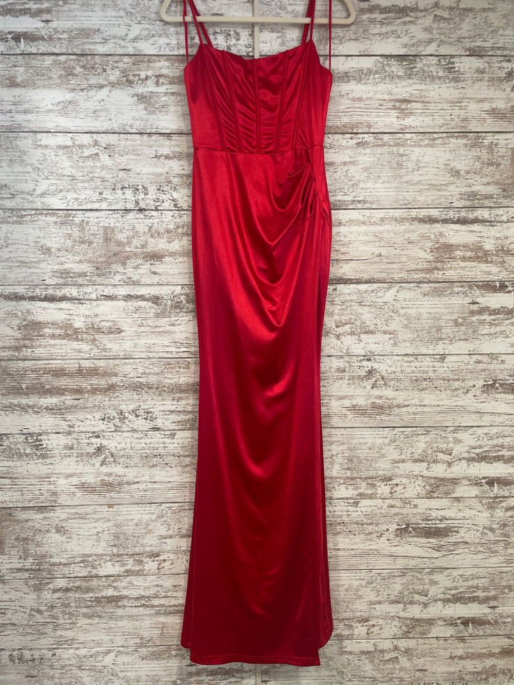 RED LONG EVENING GOWN (NEW)