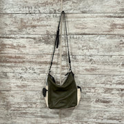 GREEN/IVORY PURSE - RET. $498