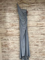 BLUE BEADED LONG DRESS (NEW)