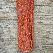 PINK/ORANGE SEQUIN LONG DRESS