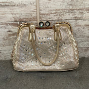 GOLD BLING PURSE W/ STRAP