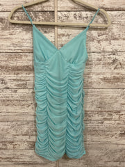 BLUE SHORT DRESS