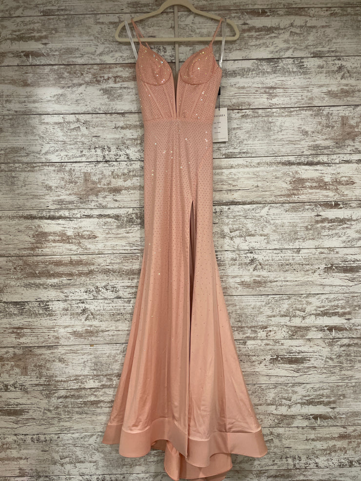 PINK SPARKLY LONG DRESS (NEW)