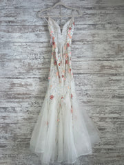 WHITE/COLORFUL FLORAL MERMAID