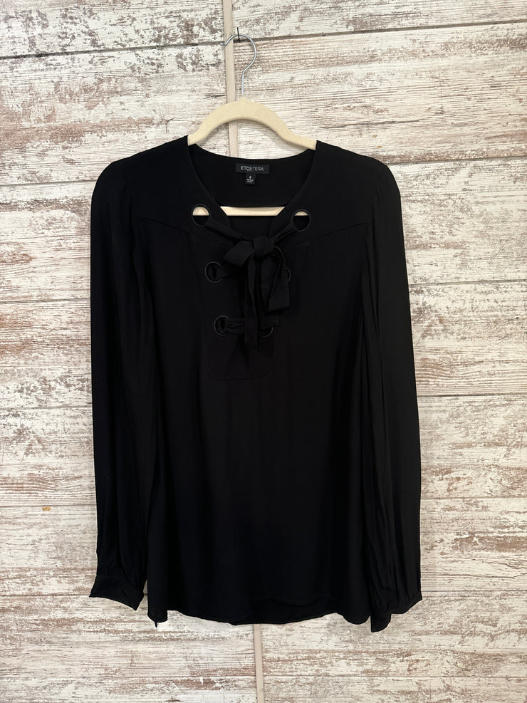 BLACK LONG SLEEVE TOP $250