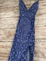 BLUE SPARKLY LONG DRESS (NEW)