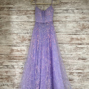 LAVENDER A LINE GOWN