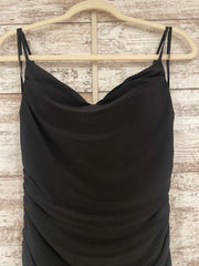 BLACK LONG EVENING GOWN