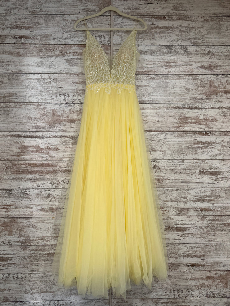 YELLOW PRINCESS GOWN