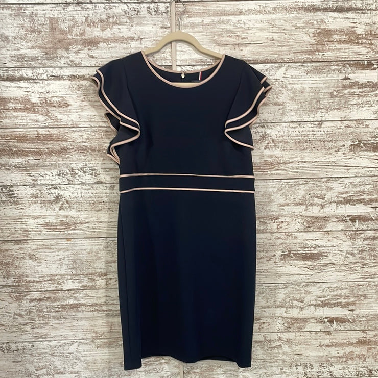NAVY/IVORY SHORT DRESS