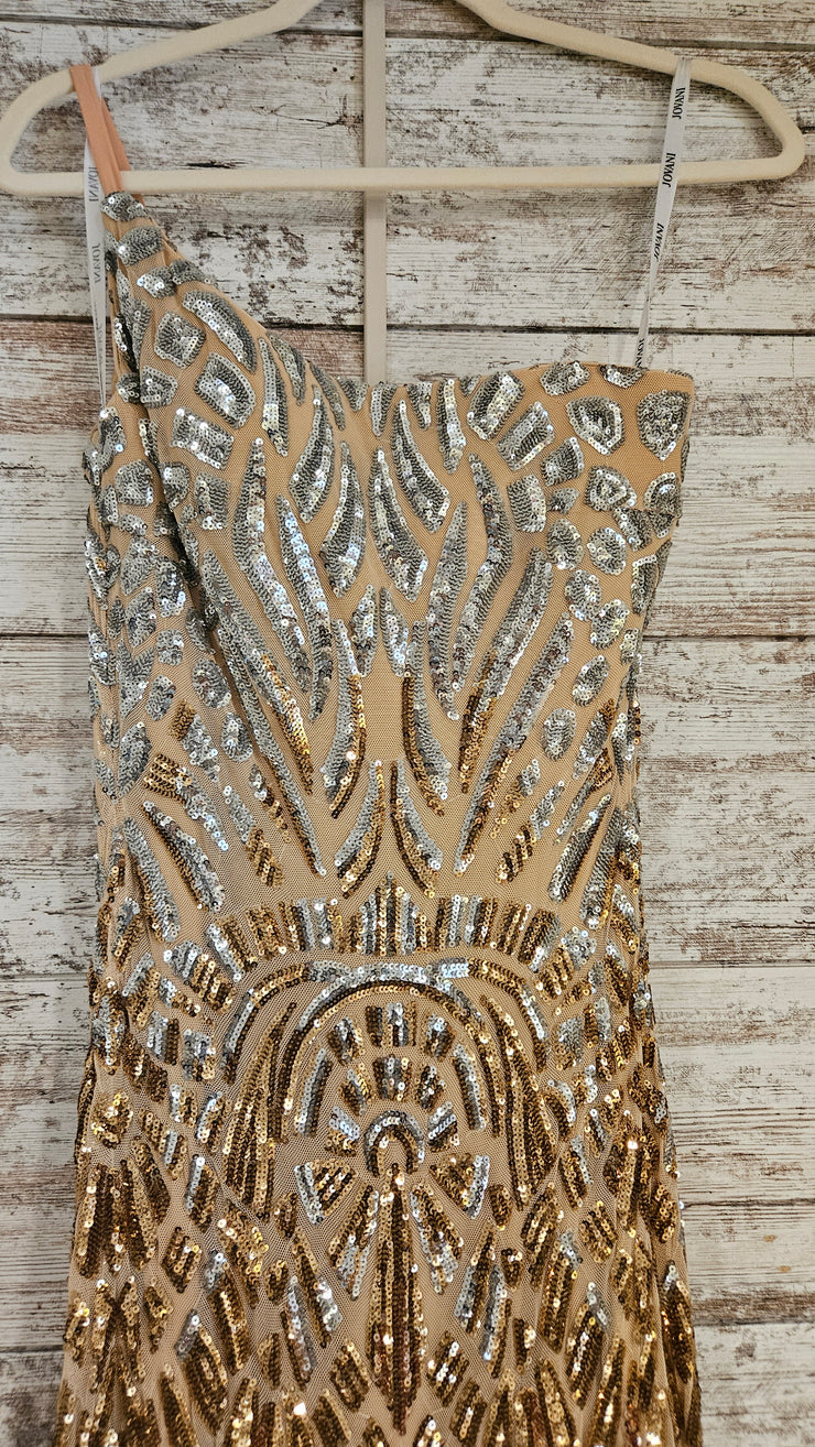 GOLD SPARKLY LONG DRESS (NEW)