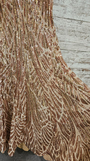 GOLD SPARKLY LONG DRESS (NEW)