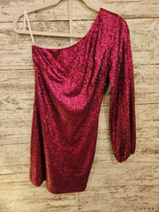 PINK SPARKLY SHORT DRESS-NEW