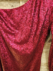 PINK SPARKLY SHORT DRESS-NEW